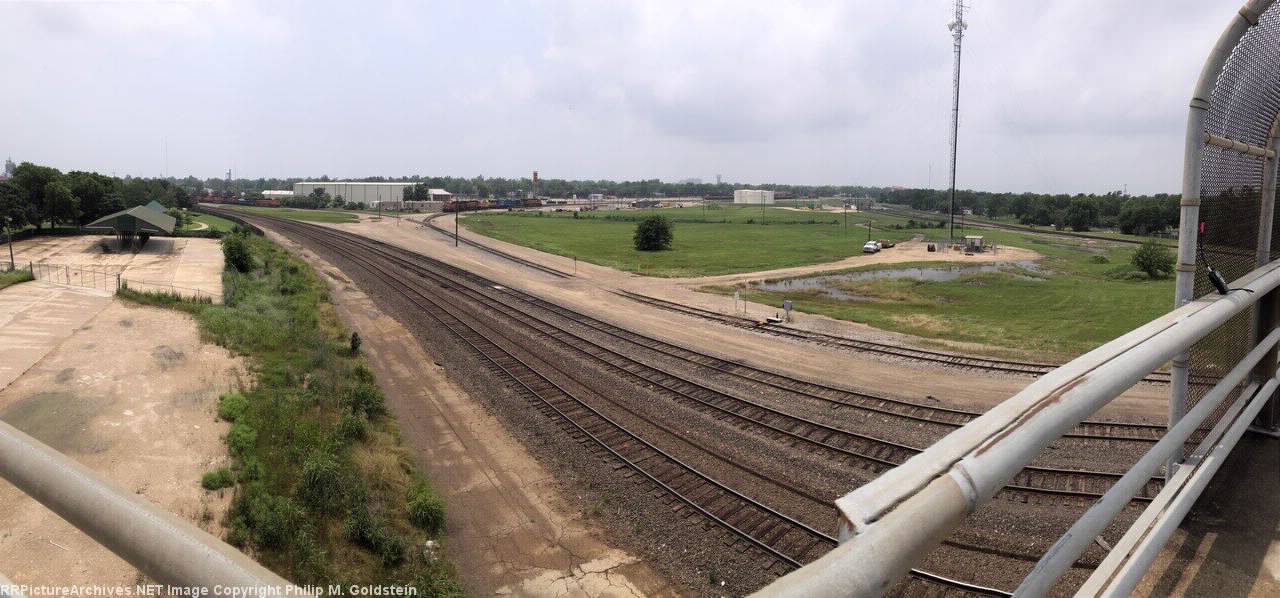 Pano from the West Central Avenue Overgrade.